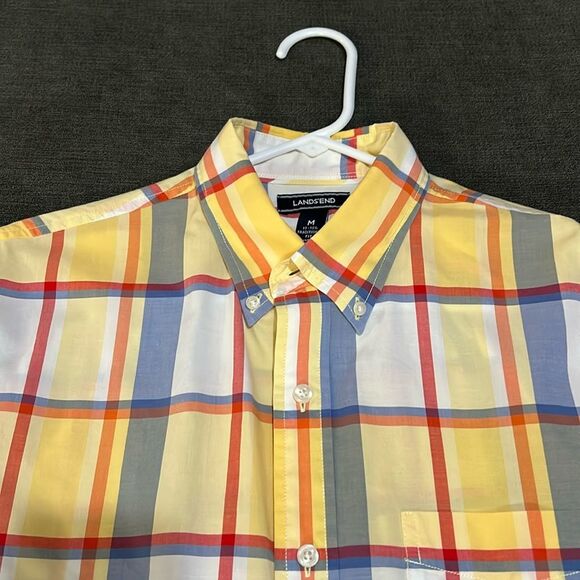 Lands’ End Men’s Dress Shirt Size Medium 15-15 1/2 - Picture 1 of 3